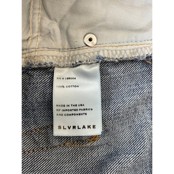 SLVRLAKE Light Blue Straight Leg Jeans - Picture 10 of 12